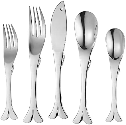 Though Fish Shaped Flatware Set