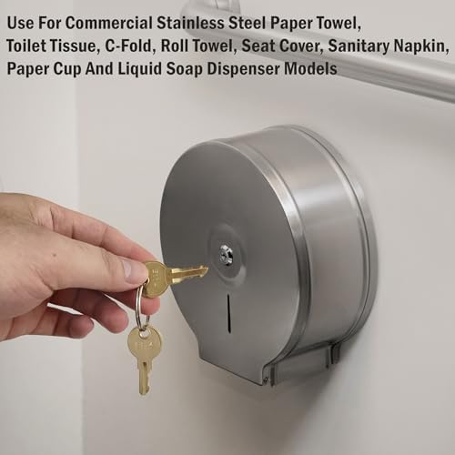 Badogrio E114 Toilet Paper Towel Dispenser Key-6 Pack