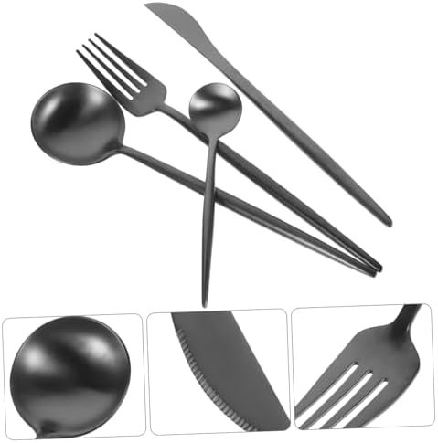 Unomor Stainless Steel Fork Spoon Knife Set