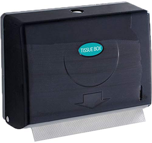 Professional Black Wall-Mounted Paper Towel Dispenser