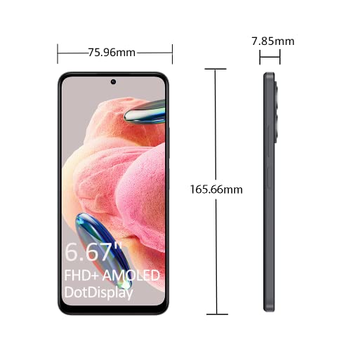 Xiaomi Redmi Note 12 Smartphone 4GB/128GB 6,67" Display 5000mAh 33W Fast Charging Snapdragon 4 Gen 1 (Onyx Grey) – Bild 3