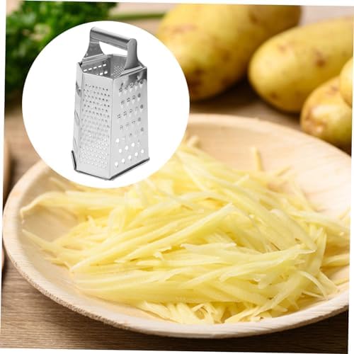 Stainless Steel Grater with 6 Shape Slicing Function Reusable Cooking Tool