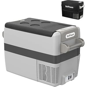   Setpower-AJ40-Portable-Refrigerator-with-Cover-42-Quart-Electric-Cooler-12-Volt-Refrigerator-Car-Fridge-Car-for-Truck-Van-RV-Camping-Travel-Fishing