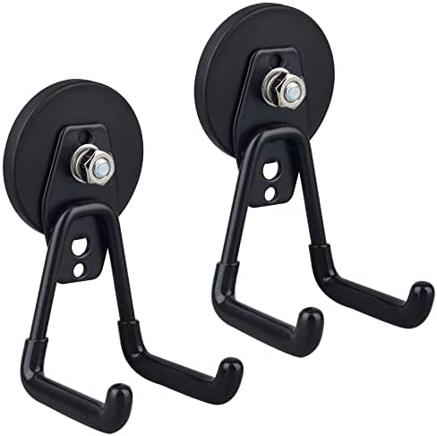 ULIBERMAGNET Strong Garage Magnetic Hooks 2-Pack