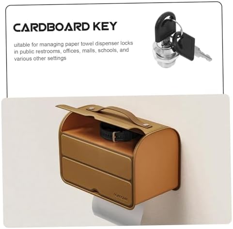 Jumbo Roll Paper Towel Dispenser Lock Security Key Set Sturdy Design