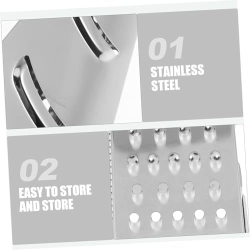 COLLBATH Efficient Kitchen Tool Cheese Vegetable Grater Stainless Steel Box Easy to Clean