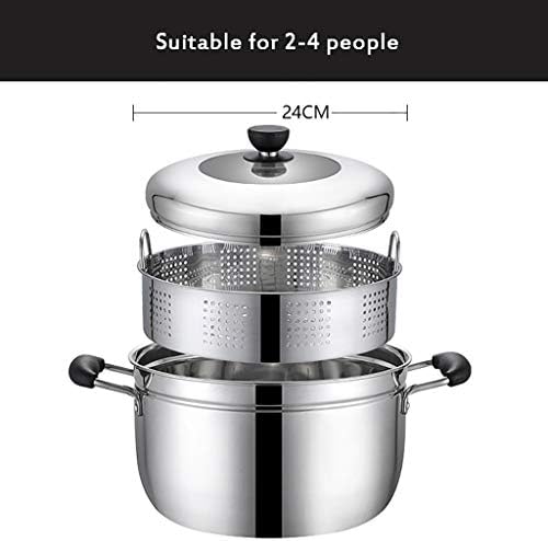 JSINEE 201 Stainless Steel Steamer Pot
