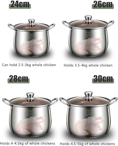 Stainless Steel Seafood Steamer Pot - Multi-Functional Durable