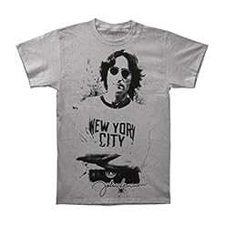 Zion Rootswear John Lennon New York Grey T-Shirt - Les Beatles, Paul McCartney, John Lennon, RIngo Starr, George Harrison