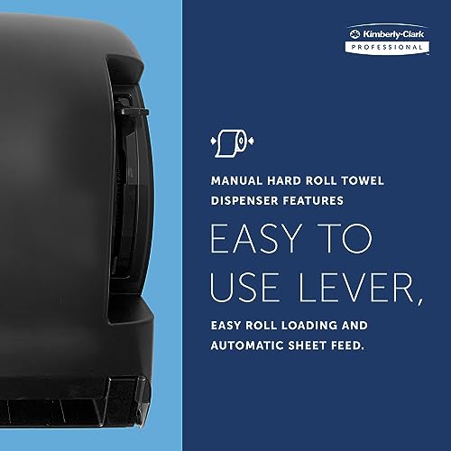 Levermatic Roll Paper Towels Dispenser Manual Black