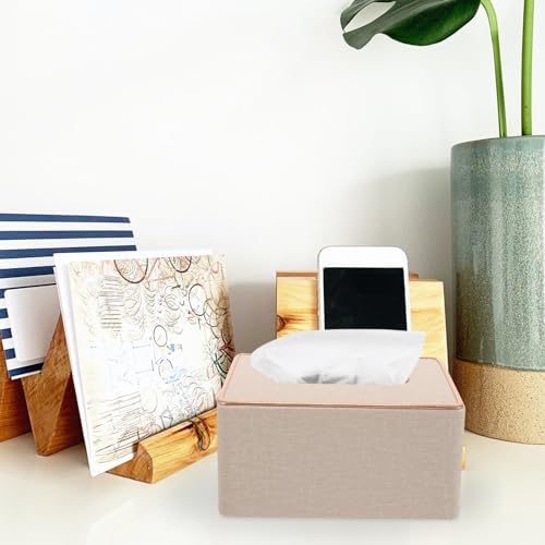 Elegant Leather Tissue Holder