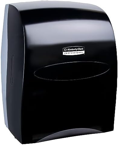 Sanitouch Manual Hard Roll Towel Dispenser Black 1263x1613x102