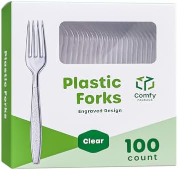 Gusto 100-Piece Clear Plating Set