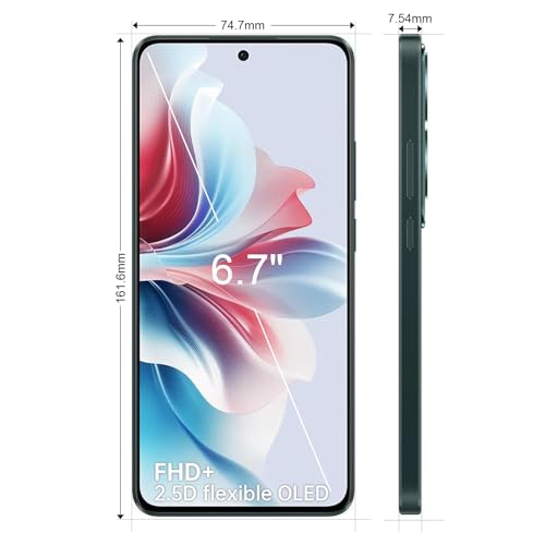 OPPO Reno11 F 5G 8+256GB, Smartphone Android Ohne Vertrag, Handy, 120Hz 6,7" OLED, Dimensity 7050 5G, 64MP AI Dreifach Kamera, SUPERVOOC 67W, 5000mAh Akku, Schnellladefunktion, Simlockfrei, NFC, Grün – Bild 3