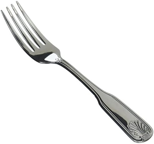 Winco Toulouse Dinner Fork Set 180 Extra Heavy Stainless Steel Silver