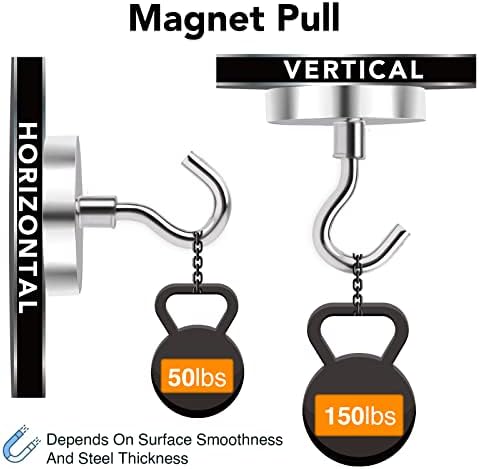 Strong Magnetic Hooks DeathsDurable Heavy Duty