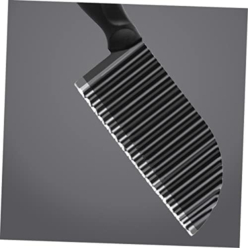 Zerodeko Stainless Steel Wave Slicer Comfortable Grip Black