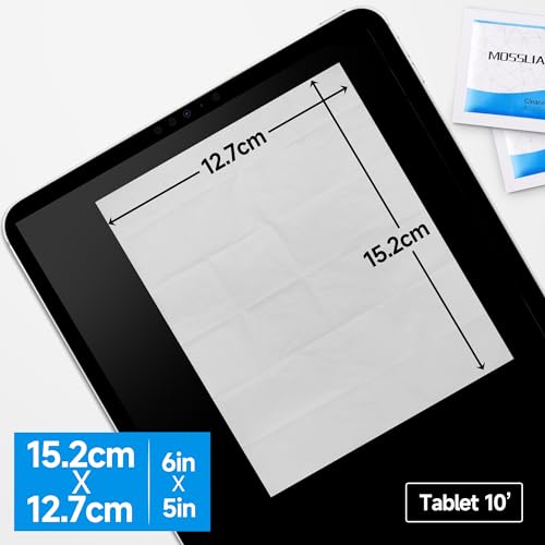 MOSSLIAN Brillenputztücher Feucht Bildschirm Reinigungstücher für Brillen, Handy, Laptops, Tastaturen, Brillengläsern, Hörgeräten, iPads, iWatch und Computern,40 Stück – Bild 7