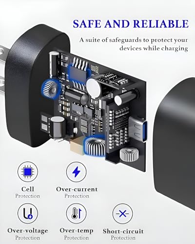 Image of Samsung 25W USB C Port Charger with Cable, Type-C Super Fast Android Phone Wall Charging Compatible with Samsung Galaxy M35 /A15 /M15 /F15 /A55 /M55 /F55 /M14 /A34 /M34 /F34 /S23 fe, 25 w Charge Adaptor, Black