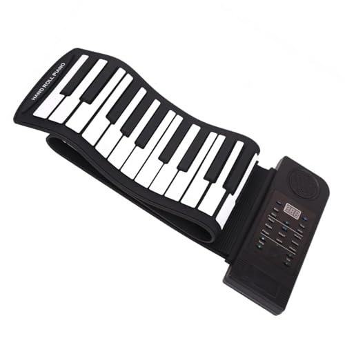 Piano Électronique Portable À 61 Touches Enroulables En Silicone Souple Clavier MIDI Orgue(EU) - Les Beatles, Paul McCartney, John Lennon, RIngo Starr, George Harrison Piano Électronique Portable À 61 Touches Enroulables En Silicone Souple Clavier MIDI Orgue(EU)