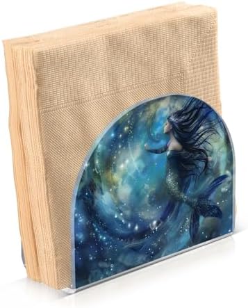 Stylish Mermaid Nebula Napkin Holder for Compact Storage