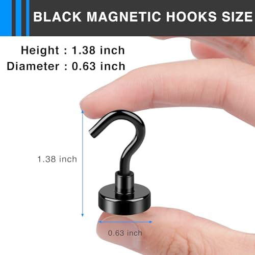 Strong Magnetic Hooks for Refrigerators and More