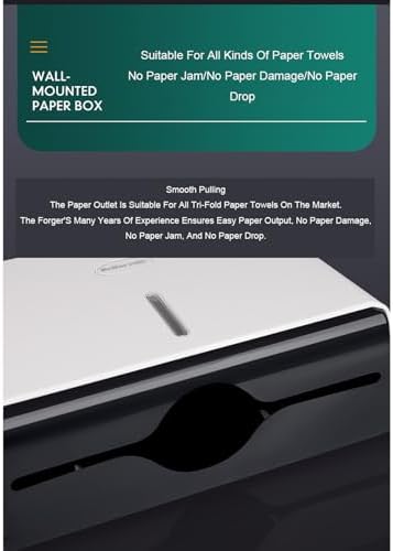 Space-Saving Commercial Towel Dispenser with 200-Piece Capacity