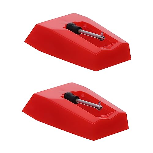 HEMOTON 8 Pièces Aiguille De Phonographe Aiguilles De Tourne-disque Aiguille D’enregistrement Accessoires Pour Vinyles Stylet Pour Tourne-disque Disque Vintage Aluminium Rouge - Les Beatles, Paul McCartney, John Lennon, RIngo Starr, George Harrison HEMOTON 8 Pièces Aiguille De Phonographe Aiguilles De Tourne-disque Aiguille D'enregistrement Accessoires Pour Vinyles Stylet Pour Tourne-disque Disque Vintage Aluminium Rouge