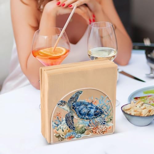 Seahorse Swimming Napkin Holder