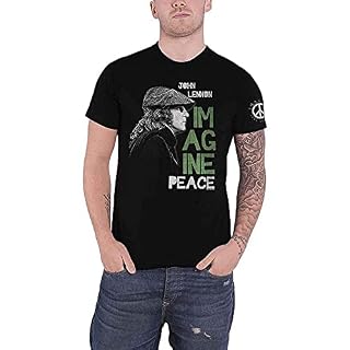 John Lennon Imagine Peace T-Shirt Homme - Les Beatles, Paul McCartney, John Lennon, RIngo Starr, George Harrison