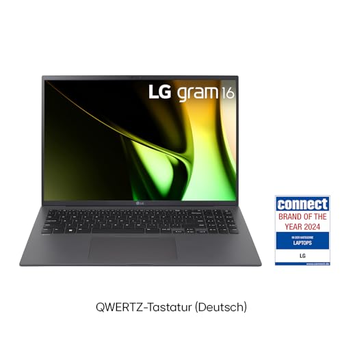 2024 LG gram 16 Zoll Notebook - 1199g Intel Core Ultra7 Laptop (16GB RAM, 1TB Dual SSD, 24h Akkulaufzeit, IPS Panel Anti-Glare Display, Win 11 Home) - Grau – Bild 3