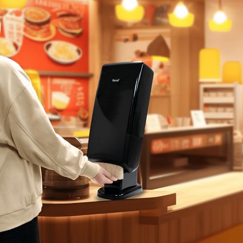 Elegant Interfold Napkin Dispenser - Black