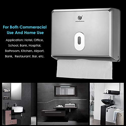 Toilet Tissue Dispenser Wall Mounted Silver