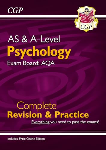 AS and A-Level Psychology: AQA Complete Revision & Practice with Online Edition: for the 2025 and 2026 exams (CGP A-Level Psychology)