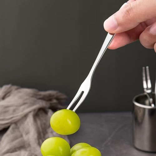 Deluxe Stainless Steel Fruit Forks