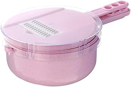 VEGETABLE CHOPPER 5-IN-1 BLADES - Premium Mandoline Slicer with Container