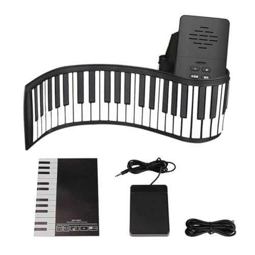 Clavier Électronique Piano Électronique 88 Touches USB Portable Flexible ABS Clavier Souple En Silicone Piano Numérique Enroulable Avec Pédale De Sustain(88-T Black) - Les Beatles, Paul McCartney, John Lennon, RIngo Starr, George Harrison Clavier Électronique Piano Électronique 88 Touches USB Portable Flexible ABS Clavier Souple En Silicone Piano Numérique Enroulable Avec Pédale De Sustain(88-T Black)