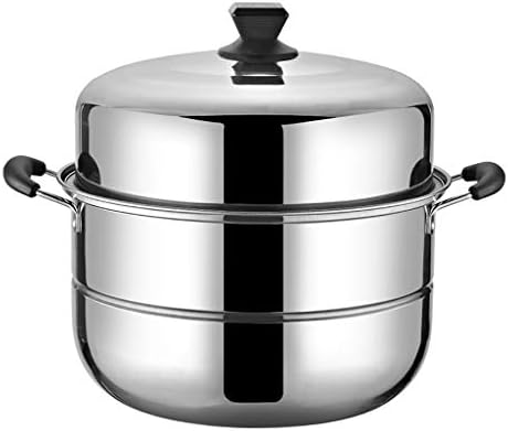 Stainless Steel 2-Layer Steamer 34cm for Kitchen