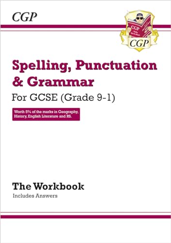 GCSE Spelling, Punctuation and Grammar Workbook (includes Answers): for the 2025 and 2026 exams