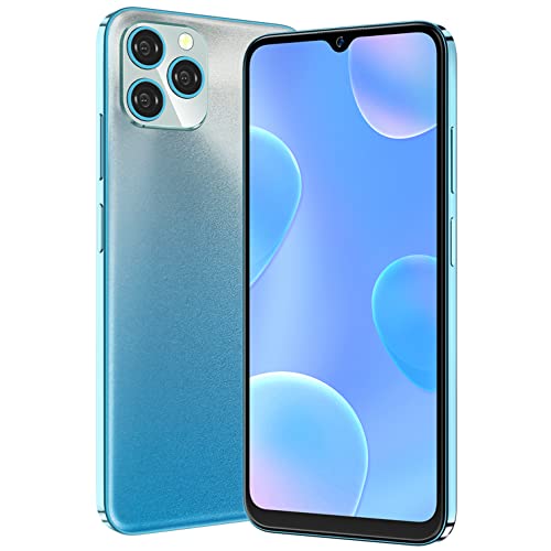 Blackview A95 Smartphone Ohne Vertrag, 20MP+8MP Kamera, Helio P70 8GB+128GB, 6,53" HD+ Bildschirm, 4380mAh 18W Schnellladung, Dual-SIM Android 11 Handy, Fingerabdruck-GPS, Box-Lautsprecher, Blau