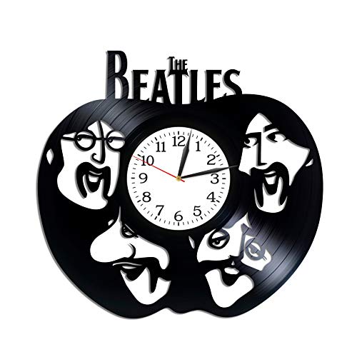 Kovides The Beatles – Horloge Murale Vintage en Vinyle – John Lennon – Cadeau d’anniversaire pour Femme – The Beatles – Rock Music Art – Idée Cadeau de Noël pour Lui - Les Beatles, Paul McCartney, John Lennon, RIngo Starr, George Harrison Kovides The Beatles - Horloge Murale Vintage en Vinyle - John Lennon - Cadeau d'anniversaire pour Femme - The Beatles - Rock Music Art - Idée Cadeau de Noël pour Lui