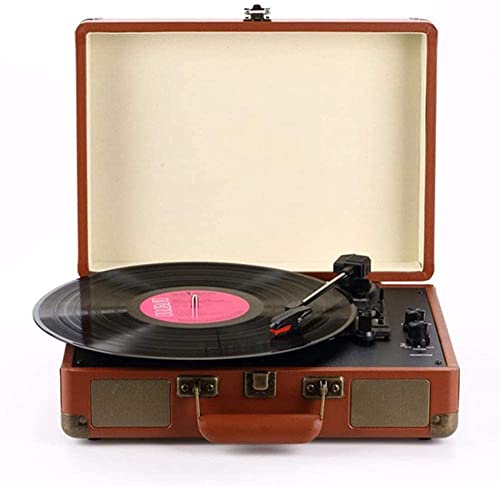 Gramophone, Tourne-Disque, Platine Portable, Valise de Gramophone avec Haut-Parleur stéréo Bluetooth à 3 Vitesses, Prend en Charge USB/Sortie/Prise Casque (A) - Les Beatles, Paul McCartney, John Lennon, RIngo Starr, George Harrison Gramophone, Tourne-Disque, Platine Portable, Valise de Gramophone avec Haut-Parleur stéréo Bluetooth à 3 Vitesses, Prend en Charge USB/Sortie/Prise Casque (A)