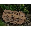 Wood Coffee Bar Sign Bar Sign For Home Coffee Tea Bar Sign Bar Sign Pub Sign Personalized Gifts for Coffee Lovers