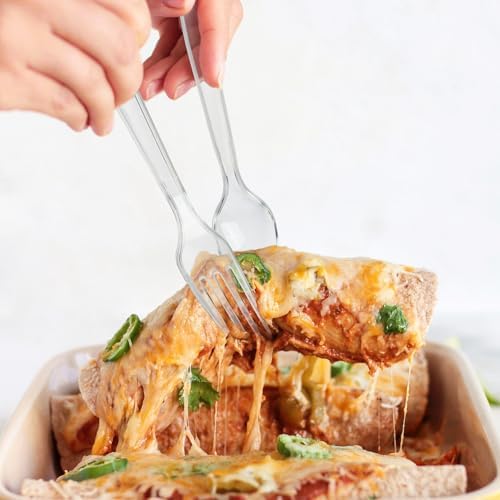 200-Count Heavy Weight Plastic Forks Spoons Set