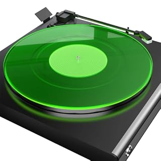 IMCCZONY Tapis de Plateau de Platine de Tourne-Disque : Tapis de Glissement en Vinyle pour Platines en Acrylique, Antistatique et Facile à Utiliser - Les Beatles, Paul McCartney, John Lennon, RIngo Starr, George Harrison