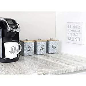   AuldHome-Design-Farmhouse-Galvanized-Canisters-Set-of-3-Storage-Containers-for-Coffee-Tea-and-Sugar-in-Galvanized-Iron-and-Wood-Design