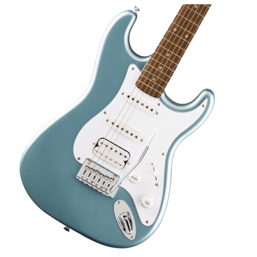 Squier Affinity Strat Junior HSS IBM Ice Blue Metallic – Guitare Électrique - Les Beatles, Paul McCartney, John Lennon, RIngo Starr, George Harrison Squier Affinity Strat Junior HSS IBM Ice Blue Metallic - Guitare Électrique