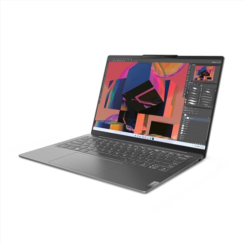 Lenovo Yoga Slim 6 Laptop | 14" WUXGA OLED Display | AMD Ryzen 5 7540U | 16GB RAM | 1TB SSD | AMD Radeon 740M Grafik | Win11 Home | QWERTZ | grau | 3 Monate Premium Care – Bild 5