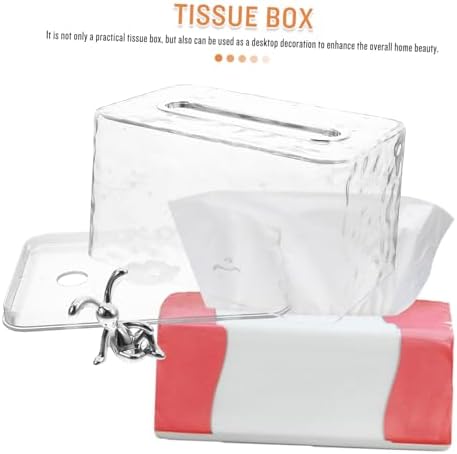 Stylish Clear Plastic Napkin Dispenser Box
