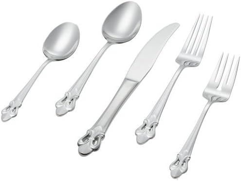 Perfect Ginkgo International Fleur de Lis 5-Piece Flatware Set